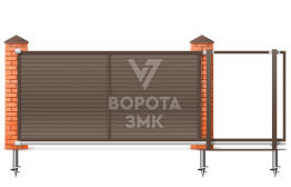 Раздвижные ворота 2200×2500 ЗМК-6895